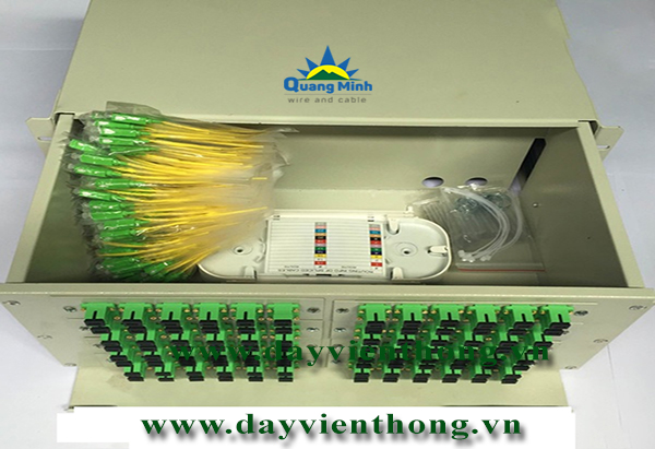 Hôp phôi quang ODF 72FO KHAY TRƯỢT GẮN RACK 19