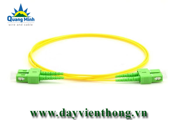 sc apc to sc apc singlemode 9 125 duplex fiber pat