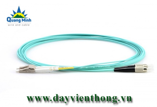 Dây nhảy quang LC-ST Duplex 10G OM3 50/125 Multimode Fiber Patch Cable