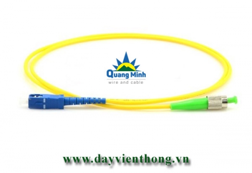 Dây nhảy quang FC/APC to SC/UPC Singlemode 9/125 Simplex