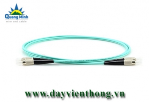 Dây nhảy quang FC-FC Duplex 10G OM3 50/125 Multimode Fiber Patch Cable