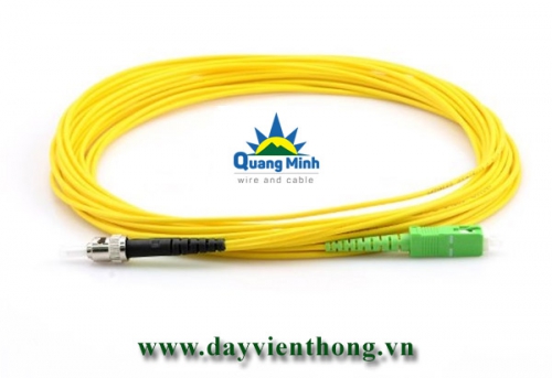 Dây nhảy quang SC/UPC to SC/APC Singlemode 9/125 Duplex (sợi đôi)