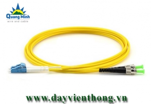 Dây nhảy quang LC/UPC to ST/APC Singlemode 9/125 Duplex, PATCHCORD LC/UPC-ST/APC DUPLEX (sợi đôi)