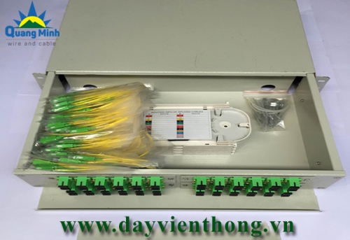 ODF Khay Trượt 48Fo Gắn Rack 19 Inch