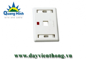 Mặt nạ 1 port Faceplate Kit COMMSCOPE