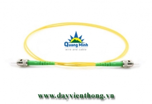 Dây nhảy quang ST/APC to ST/APC Singlemode 9/125 Simplex