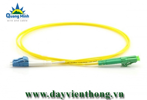 Dây nhảy quang LC/APC to LC/UPC Singlemode 9/125 Duplex (Sợi đôi)