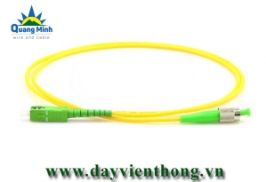 Dây nhảy quang FC/APC to SC/APC Singlemode 9/125 Simplex