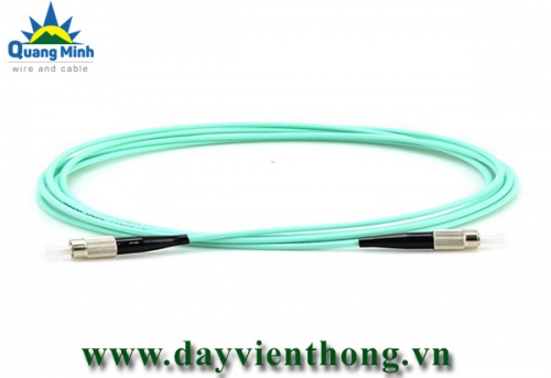 Dây nhảy quang FC-FC Simplex 10G OM3 50/125 Multimode Fiber Patch Cable