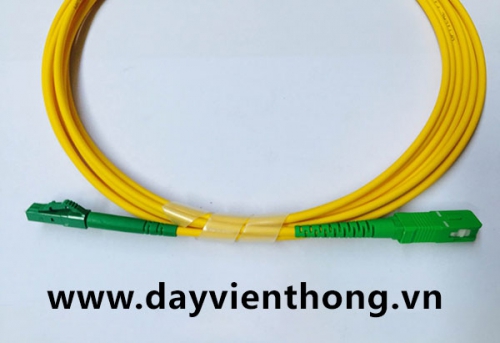 Dây nhảy quang LC/APC-SC/APC, 3.0mm, singlemode