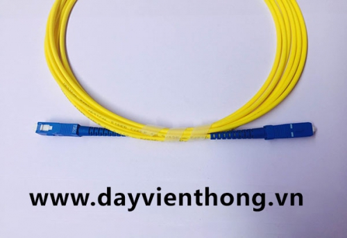 Dây nhảy quang SC/UPC-SC/UPC, 3.0mm, singlemode