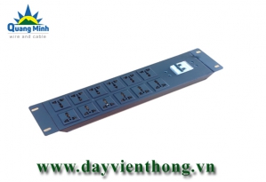 Ổ cắm 8 port 3 chấu chuẩn đa dụng có CB 20A