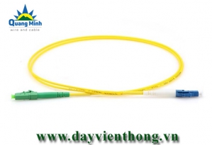 Dây nhảy quang LC/APC to LC/UPC Singlemode 9/125 Simplex