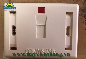 Mặt nạ 1-Port Faceplate COMMSCOPE