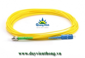 Dây nhảy quang SC/UPC to ST/APC Singlemode 9/125 Simplex